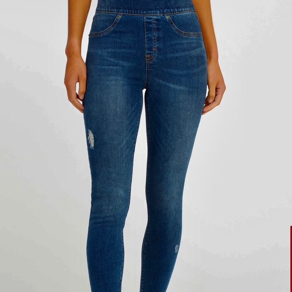 Spanx Distressed Ankle Jeans